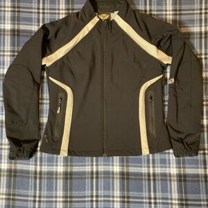 Vintage Harley Davidson Black Jacket 97252-07VW‎ Women's Size Medium